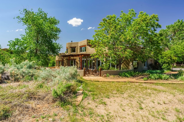 59 Perdiz Canyon Rd, Placitas, NM 87043 - view of rear view of property