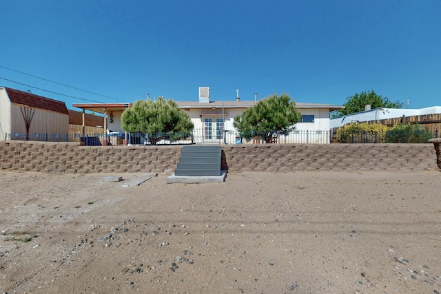 1614 Del Monte Trl SW, Albuquerque, NM 87121 - view of front facade featuring french doors