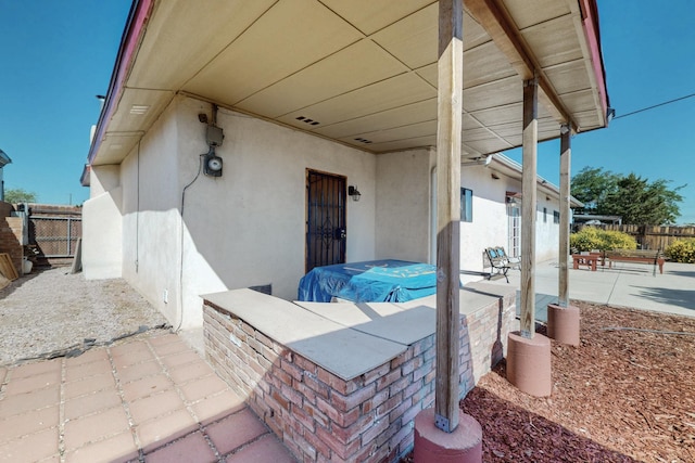 1614 Del Monte Trl SW, Albuquerque, NM 87121 - view of patio with fence