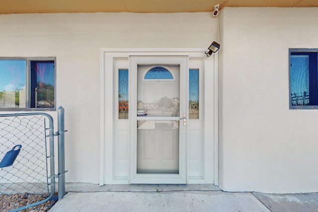 1614 Del Monte Trl SW, Albuquerque, NM 87121 - entrance to property with stucco siding