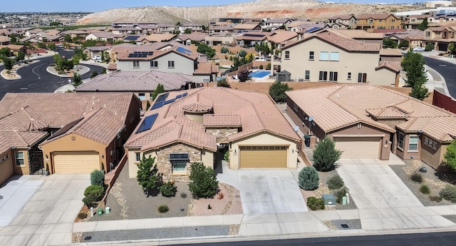 729 Sierra Verde Way NE, Rio Rancho, NM 87124 - aerial view of residential area featuring a mountainous background