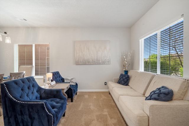 3604 Plano Vista Rd NE, Rio Rancho, NM 87124 - living room with carpet and baseboards