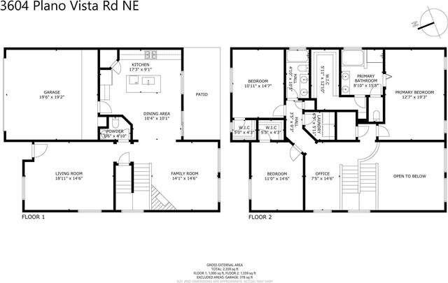 3604 Plano Vista Rd NE, Rio Rancho, NM 87124 - view of home floor plan