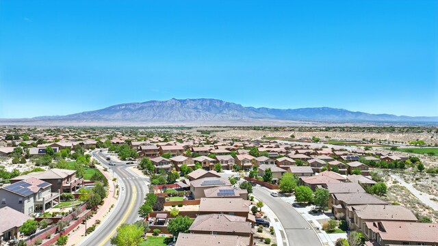 3604 Plano Vista Rd NE, Rio Rancho, NM 87124 - aerial view of residential area featuring mountains