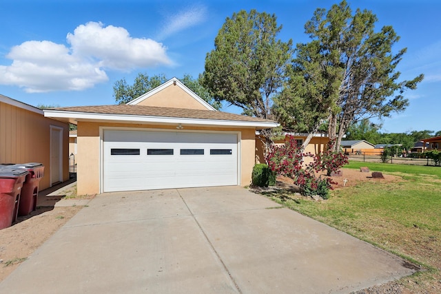 1595 W Bosque Loop, Bosque Farms, NM 87068 - single story home with concrete driveway and stucco siding