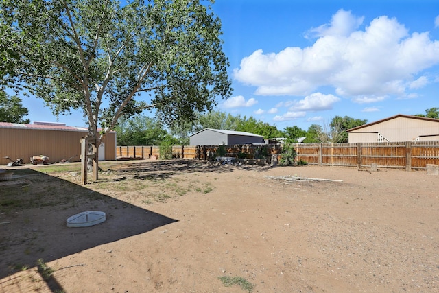 1595 W Bosque Loop, Bosque Farms, NM 87068 - view of fenced backyard
