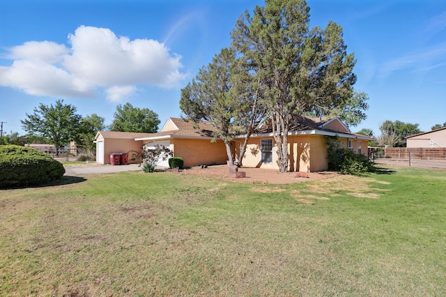 1595 W Bosque Loop, Bosque Farms, NM 87068 - back of property with stucco siding