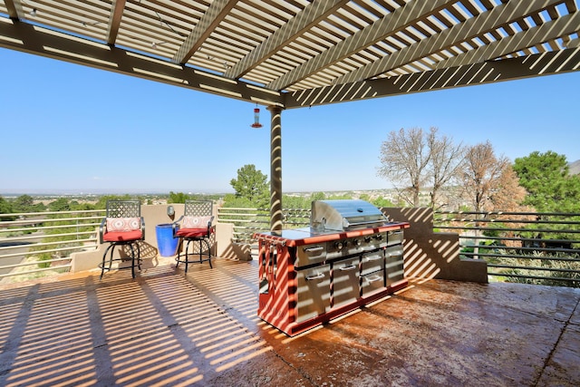 1106 Warm Sands Dr SE, Albuquerque, NM 87123 - view of patio / terrace featuring a pergola