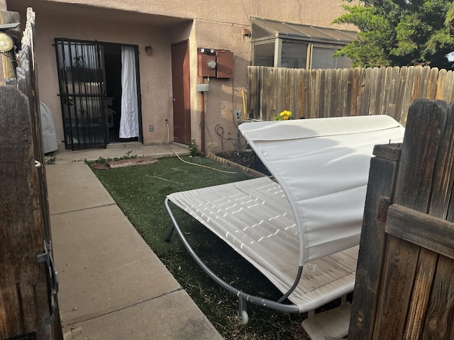 3301 Monroe St NE Unit D45, Albuquerque, NM 87110 - view of patio with fence