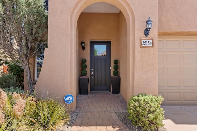 3515 Colina Serena Pl NE, Rio Rancho, NM 87124 - property entrance with stucco siding