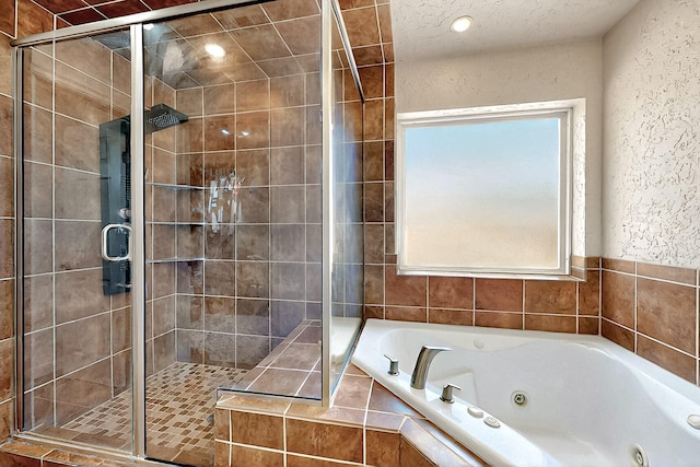 1905 Clearwater Loop NE, Rio Rancho, NM 87144 - full bath featuring a tub with jets and a stall shower
