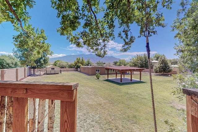 501 Calle De La Angel, Bernalillo, NM 87004 - view of yard featuring a mountain view