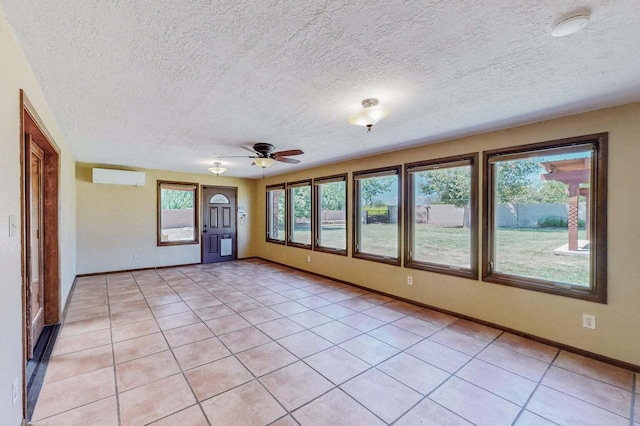 501 Calle De La Angel, Bernalillo, NM 87004 - unfurnished sunroom featuring a wall unit AC