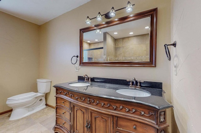 501 Calle De La Angel, Bernalillo, NM 87004 - full bath featuring toilet, double vanity, and baseboards