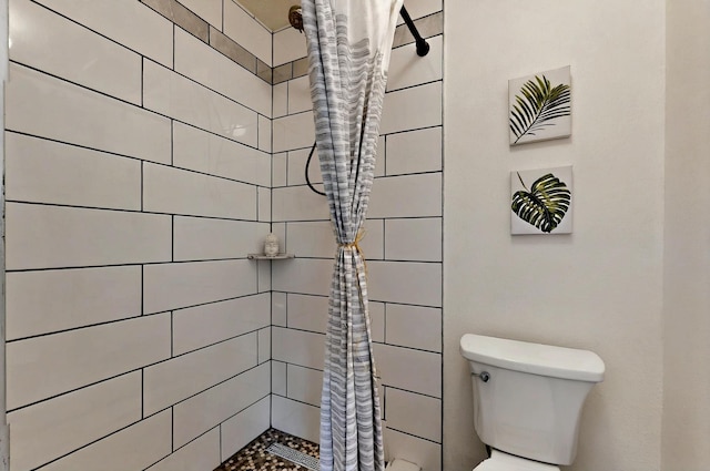 9737 Academy St NW, Albuquerque, NM 87114 - bathroom featuring toilet and a tile shower