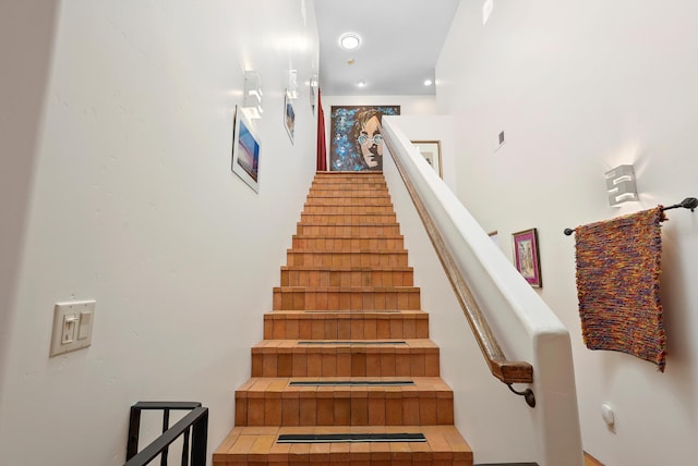 28 Canon Escondido, Sandia Park, NM 87047 - view of stairway