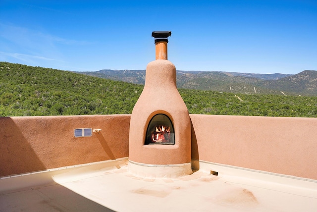 28 Canon Escondido, Sandia Park, NM 87047 - exterior view of a mountain view and a forest view