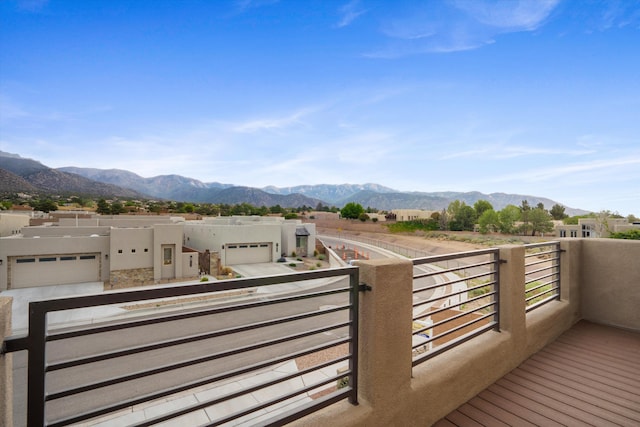 801 Horned Owl Dr NE, Albuquerque, NM 87122 - balcony featuring a mountain view