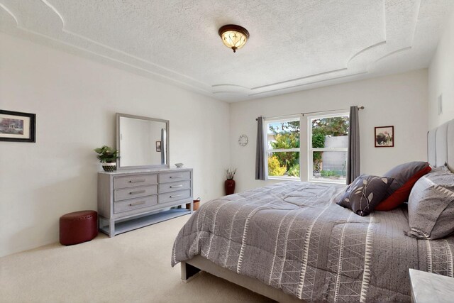 10320 Durham St NW, Albuquerque, NM 87114 - carpeted bedroom featuring a textured ceiling