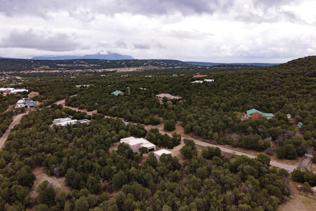 13 Asher Ln, Tijeras, NM 87059 - bird's eye view of a heavily wooded area