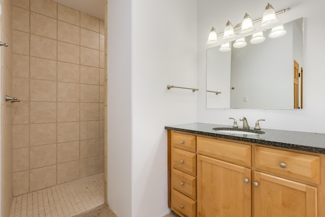 13 Asher Ln, Tijeras, NM 87059 - full bath with tiled shower and vanity