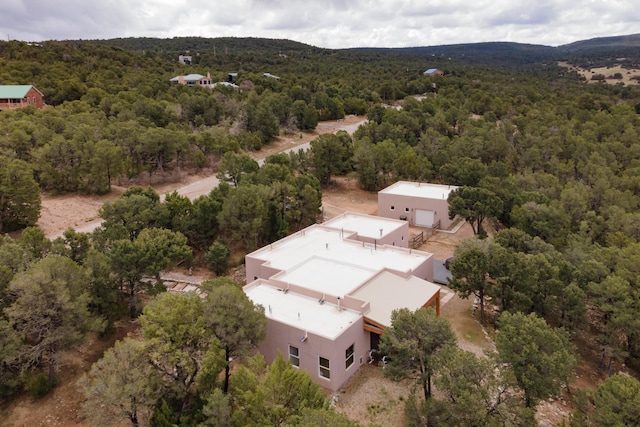 13 Asher Ln, Tijeras, NM 87059 - view from above of property with a heavily wooded area