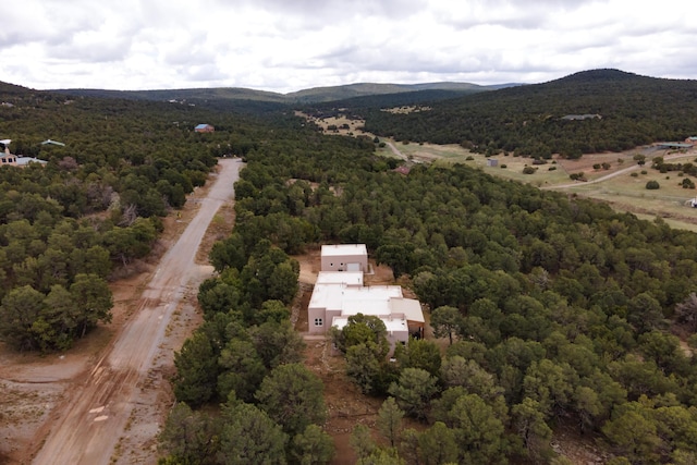 13 Asher Ln, Tijeras, NM 87059 - view of property location featuring a forest and mountains