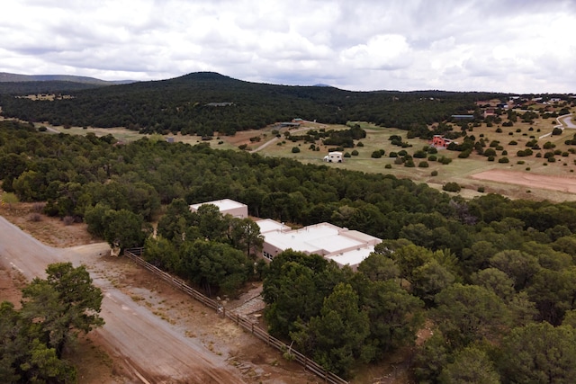 13 Asher Ln, Tijeras, NM 87059 - bird's eye view of a mountain backdrop and a forest