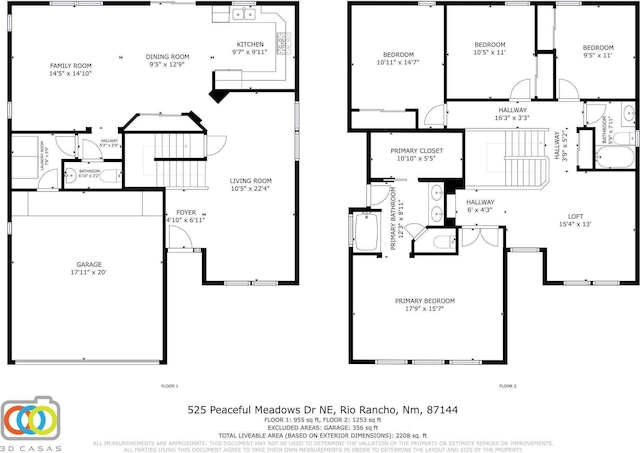 525 Peaceful Meadows Dr NE, Rio Rancho, NM 87144 - room layout