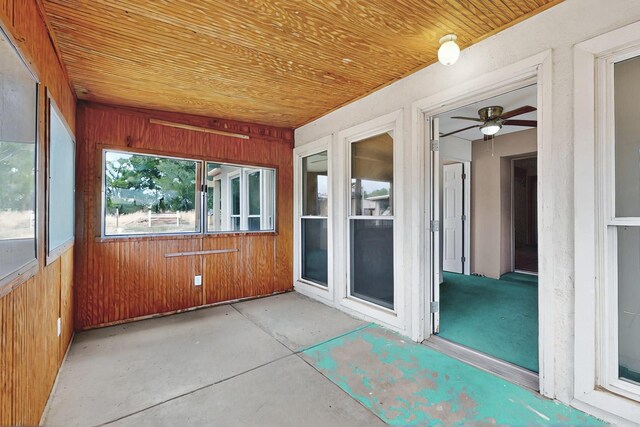1237 Gabaldon Rd, Belen, NM 87002 - view of unfurnished sunroom