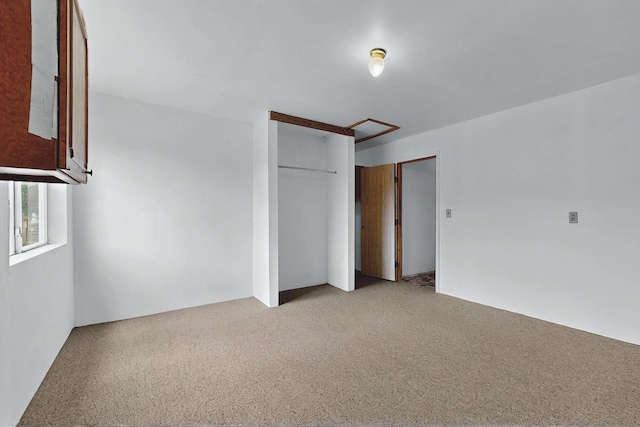 1237 Gabaldon Rd, Belen, NM 87002 - unfurnished bedroom featuring light carpet and a closet