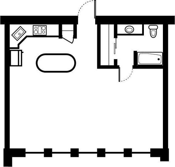301 Central Ave NE Unit 202, Albuquerque, NM 87102 - property floor plan