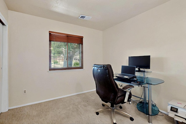 8224 Bret Pl NE, Albuquerque, NM 87109 - carpeted home office featuring baseboards