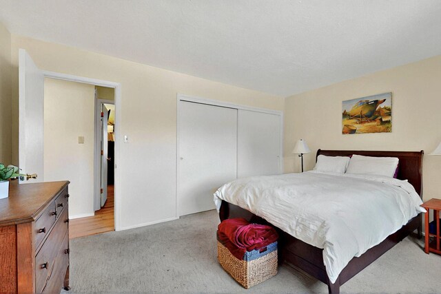 8224 Bret Pl NE, Albuquerque, NM 87109 - bedroom with light colored carpet and a closet