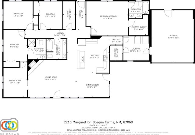 2215 Margaret Dr, Bosque Farms, NM 87068 - photo 3