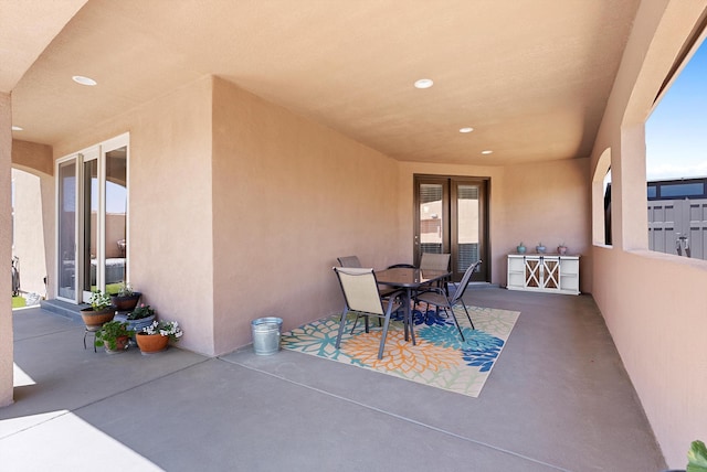 2659 Vista Manzano Loop NE, Rio Rancho, NM 87144 - view of patio / terrace featuring outdoor dining space