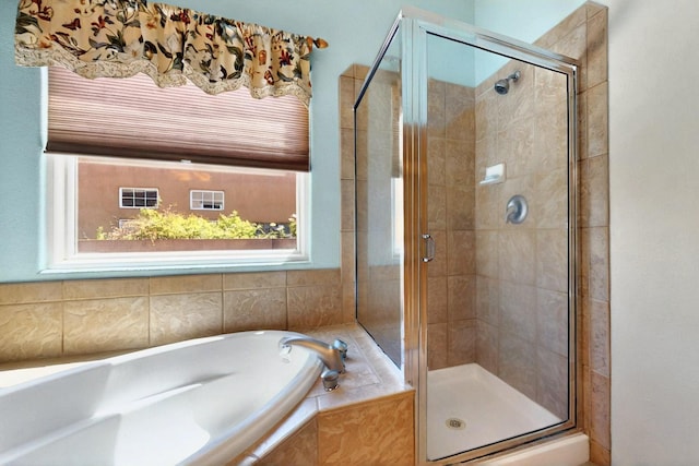 6500 Moon Shadows Dr NW, Albuquerque, NM 87120 - bathroom with a shower stall and a bath