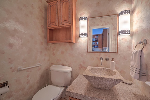 4110 Waterwillow Pl NW, Albuquerque, NM 87120 - half bath with toilet and vanity
