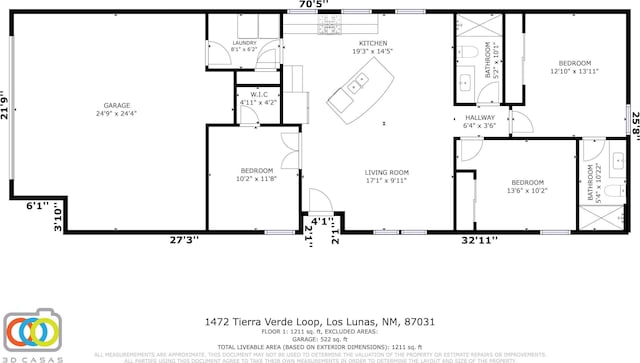 1472 Tierra Verde Loop, Los Lunas, NM 87031 - room layout