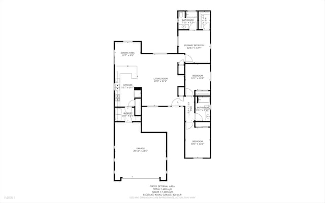 4612 Cactus Ave NW, Albuquerque, NM 87114 - room layout