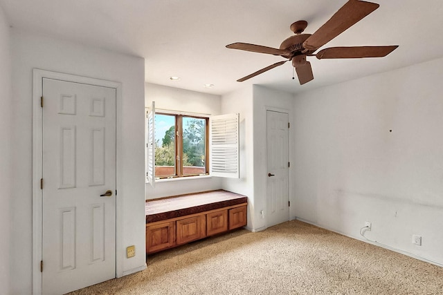 1704 Quail Run Ct NE, Albuquerque, NM 87122 - unfurnished bedroom featuring light colored carpet and ceiling fan
