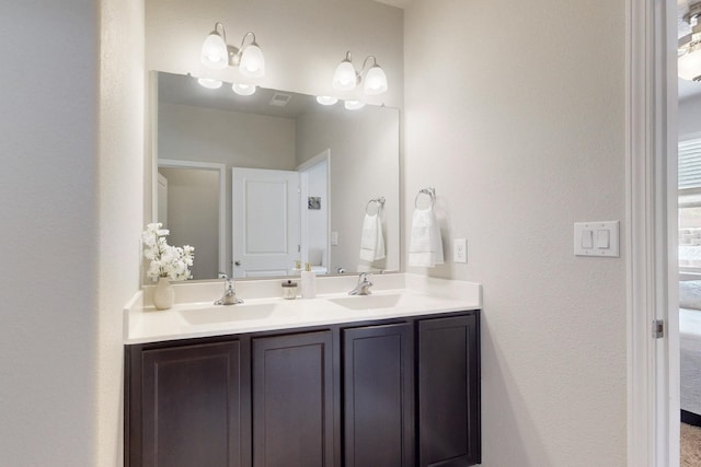 1854 Valle Vista Rd NW, Los Lunas, NM 87031 - full bath featuring double vanity and a textured wall