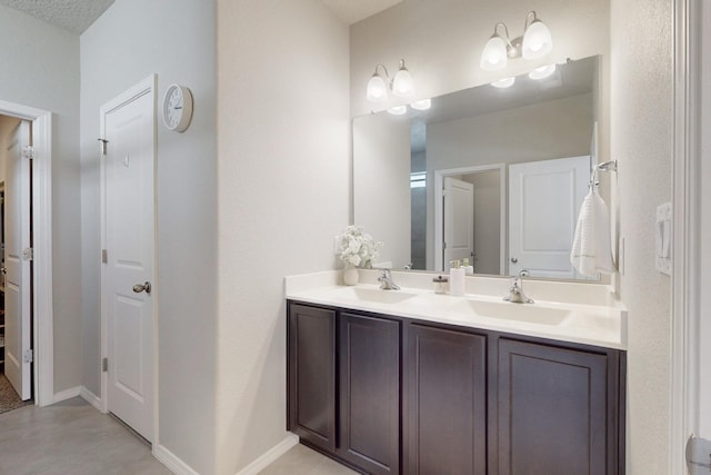 1854 Valle Vista Rd NW, Los Lunas, NM 87031 - full bath featuring double vanity and baseboards