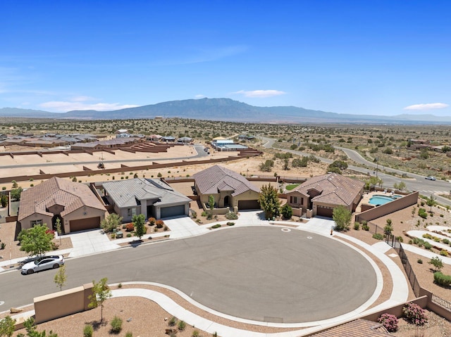 6413 Kings Cyn NE, Rio Rancho, NM 87144 - aerial view of residential area featuring mountains