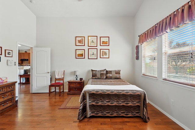3401 Sun Mesa St SW, Los Lunas, NM 87031 - bedroom with wood finished floors and baseboards