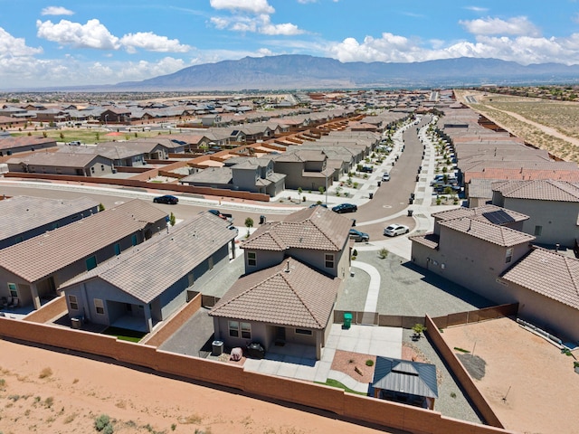 684 Turmalina Dr SE, Rio Rancho, NM 87124 - aerial view of residential area featuring a mountain backdrop