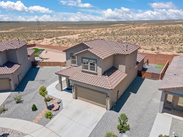 684 Turmalina Dr SE, Rio Rancho, NM 87124 - aerial view of property and surrounding area featuring a desert landscape