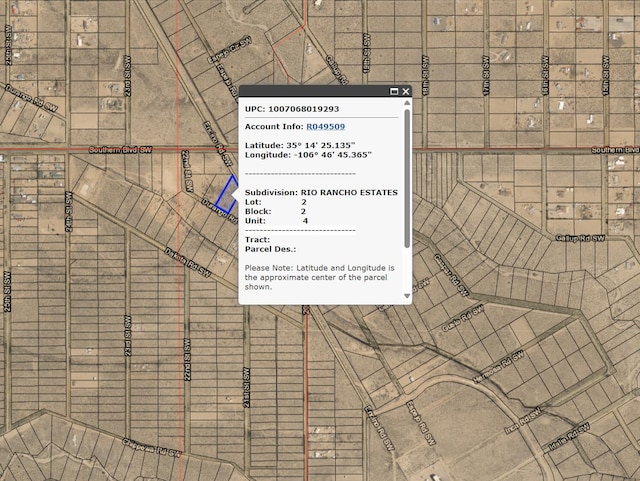 Durango Rd SW, Rio Rancho, NM 87124