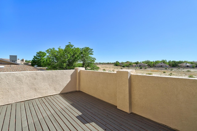564 Nicklaus Dr SE, Rio Rancho, NM 87124 - view of wooden terrace