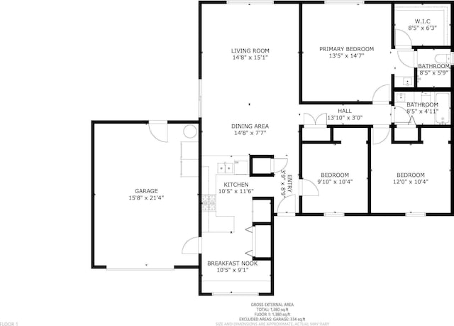 437 7th Ave NE, Rio Rancho, NM 87124 - property floor plan